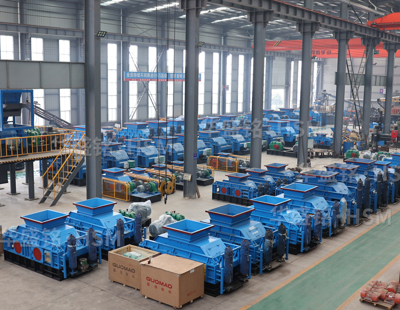 選擇良好高產對輥制砂機，鵝卵石破碎不成問題