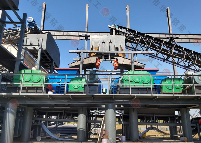 時產150噸河卵石制砂機